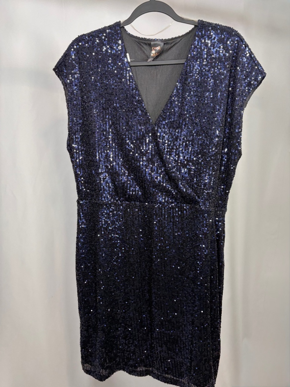 Reitmans Rock & Shine Navy Sequin Cocktail Dress NWT | Large